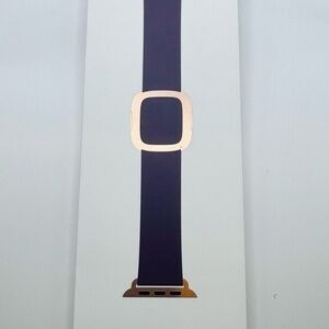 Purple Smartwatch Band with Rose Gold Buckle